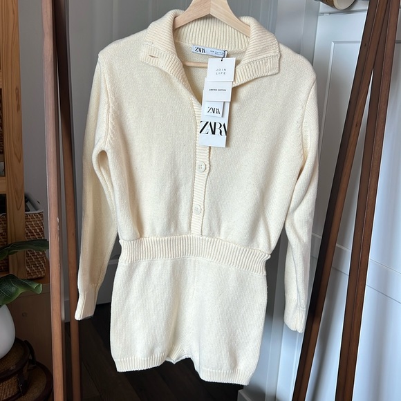 ZARA -Limited Edition Sweater Romper M - Picture 4 of 9